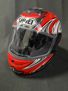 SHOEI フルフェイスヘルメットRFX レッド Sサイズ(56cm) / 1130-10