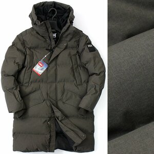 新品 秋冬 HELLY HANSEN アラスカ パーカー 中綿 ジャケット L ヘリーハンセン ロング アウター アウトドア スポーツ グレー ◆HH4