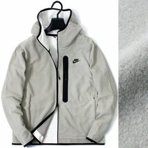 新品 秋冬 定価1.8万 NIKE ナイキ テック フリース フルジップ パーカー L TECH FLEECE ジャケット メンズ 厚手 スウェット ◆CI1636C_画像1