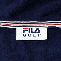 新品 秋冬 フィラ ゴルフ 3層ボンディング 裏フリース ジャケット L 赤 FILA GOLF ブルゾン グレンチェック ゴルフウェア メンズ ◆CI1706A_画像9