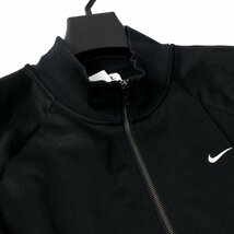 新品 秋冬 NIKE ナイキ 厚手 ニット トラック ジャケット XL フルジップ ブルゾン メンズ ロゴ刺繍 ブラック ◆CI1720A_画像5