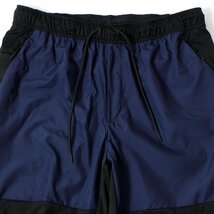 新品 秋冬 NIKE ナイキ 裏起毛 撥水 ニット ジョガーパンツ 2XL テーパード ボトムス 異素材切替 メンズ スポーツ 紺 黒 ◆CI1722B_画像3