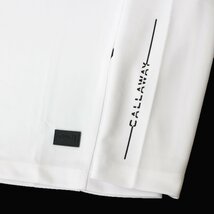 新品 秋冬 キャロウェイ ゴルフ モックネック 長袖 シャツ 3L 白 Callaway ロングスリーブ ハイネック Tシャツ メンズ ウェア ◆CI1717A_画像6