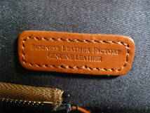 新品未使用 BUSINESS LEATHER FACTORY ビジネスレザーファクトリー 本皮革レザー ブリーフケース ビジネスバッグ キャメルブラウン_画像10