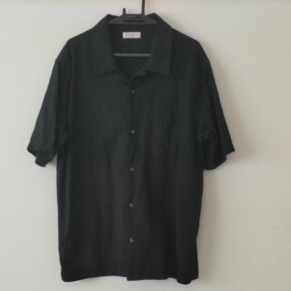 メンズ　オープンカラーシャツ　size　Ｌ 開襟シャツ　半袖 半袖シャツ　 シャツ 