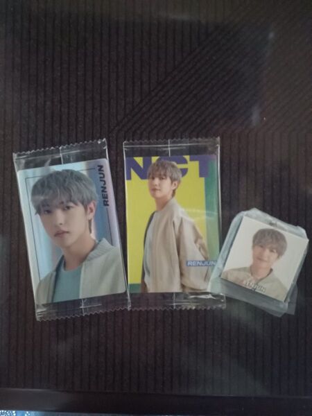 NCT ウエハーストレカ&CD風アクリルチャーム ロンジュン
