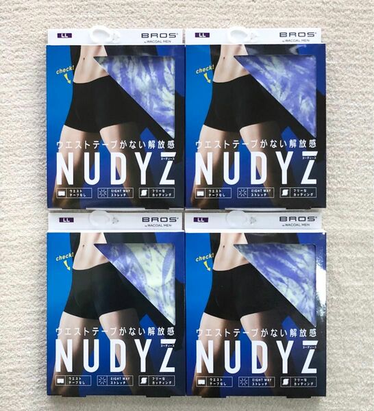 BROS NUDYZ ボクサーパンツ ＬＬサイズ デザイン 4枚セット 日本製