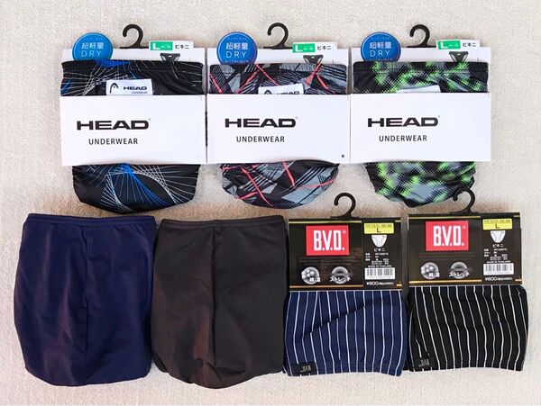 HEAD&BROS&B.V.D ビキニ ブリーフ Lサイズ 7枚セット