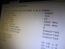 SUPERMICRO マザーボードX9DAi+CPU　E5-2660×2基　+メモリー48GB _画像10