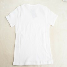 未使用★RALPH LAUREN　ラルフローレントップス 半袖Tシャツ ショートスリーブTシャツ カットソー　ホワイト 白　Mサイズ ロゴ刺繍　R-14_画像2