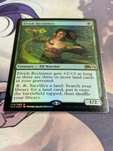 MTG　《エルフの開墾者/Elvish Reclaimer》【foil】　M20　英語_画像2