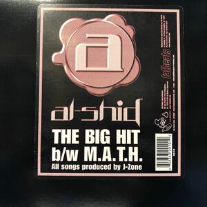 b 12インチ ai-shid THE BIG HIT b/w M.A.T.H LP レコード 5点以上落札で送料無料