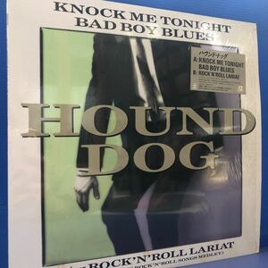b 12インチ Hound Dog ハウンドドック Knock Me Tonight / Rock’n Roll Lariat シュリンク付 LP レコード 5点以上落札で送料無料