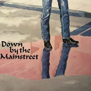 b LP 浜田省吾 Down by the Mainstreet 見開きジャケット レコード 5点以上落札で送料無料