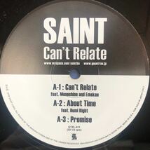 b 12インチ SAINT CAN'T RELATE LP レコード 5点以上落札で送料無料_画像3
