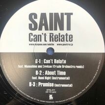 b 12インチ SAINT CAN'T RELATE LP レコード 5点以上落札で送料無料_画像4