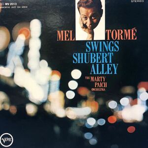 b LP メル・トーメ Mel Torme SWINGS SHUBERT ALLEY 見開きジャケット レコード 5点以上落札で送料無料