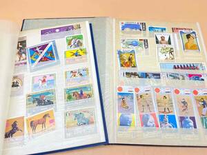 A104［中古品＆未使用］世界の切手　まとめて　たくさん　THE STAMP COLLECTOR'S コレクション　STOCK BOOK 少し日本含む