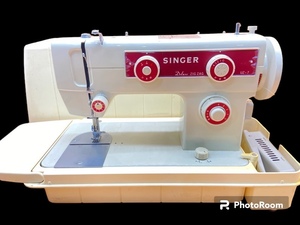 A299［動作未確認品］SINGER シンガー　家庭用　ミシン　Delax ZIGZAG UZ-7 フットコントローラー付