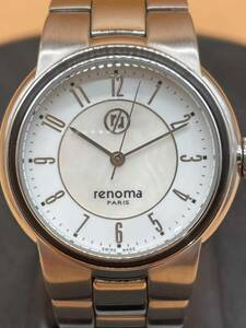 A68［動作未確認品］renoma PARIS 腕時計　メンズ　ビンテージ　RN-1839N レノマ