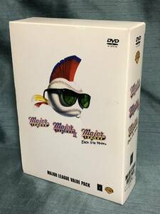 3枚組DVD-BOX☆メジャーリーグメジャーリーグ2メジャーリーグ3/トムべレンジャーチャーリーシーン石橋貴明MLBインディアンスマイナーリーグ