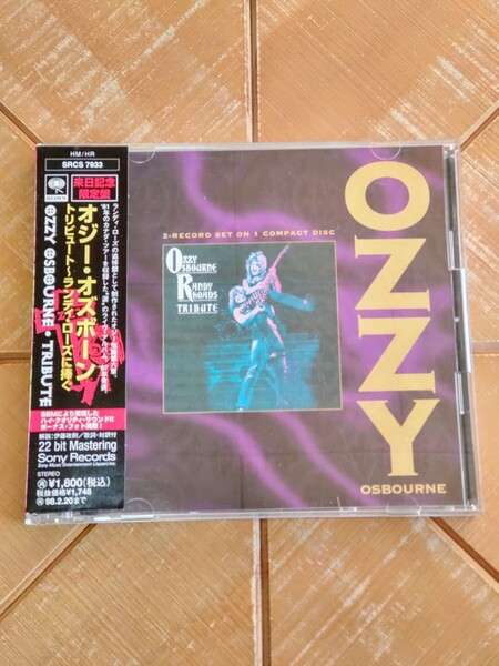 OZZY OSBOURNE オジー・オズボーン CD「トリビュート〜ランディ・ローズに捧ぐ」(来日記念限定盤)