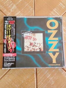 OZZY OSBOURNE　オジー・オズボーン　CD「ジャスト・セイ・オジー」(来日記念限定盤)