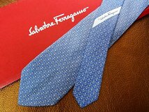 ★並品★4R00020【FERRAGAMO】フェラガモ「人形 おもちゃ 柄」ネクタイ_画像1