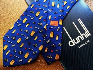 ★並品★4R00094【dunhill】ダンヒル「スーツ ハンガー 柄」ネクタイ