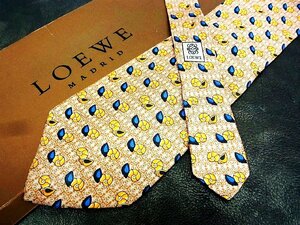 * staple product *4R01512[LOEWE] Loewe [. shell volume . parrot gai total Logo pattern ] necktie 