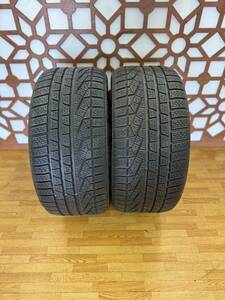 2016年製 Pirelli sottozero 265/45r18(101v) 2本Set 9.0mm 山 studless for Porsche 