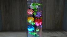 数量限定価格　水中花シフトノブ6色薔薇LEDイルミ15cm　デコトラ 軽トラ 旧車 カスタムカー　街道レーサー　ドリフト　_画像2