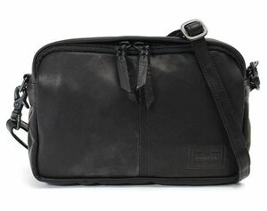 新品未使用！PORTER 吉田カバン　定価¥29,700 フランクシリーズ　革ショルダーバック　ブラック