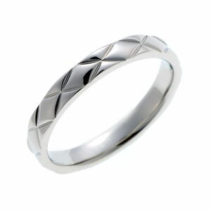CHANEL Chanel matelasse ring - platinum PT950 2300537