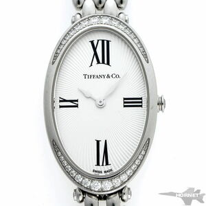 Tiffany & Co. ティファニー カクテルウォッチ オーバル ダイヤ クォーツ 37725994 SS レディース 時計 2310067