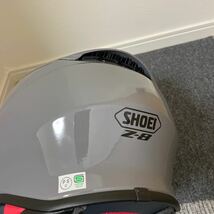 超美品 SHOEI ショウエイ Z-8 Z8 フルフェイス ヘルメット XLサイズ 2022年 バサルトグレー バイク 2輪 (72)_画像4