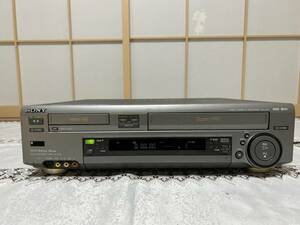 動作品 ★ SONY VIDEO CASSETE RECORDER WV-ST1 Hi8 VHS ビデオカセットレコーダー ★ 再生確認済み