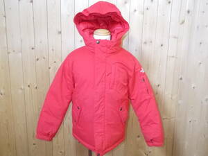 a894◆THE NORTH FACE ダウンジャケット◆KIDS 120 子供 レッド色 ダウンパンパン ノースフェイス ダウンブルゾン 輸入正規品 6A