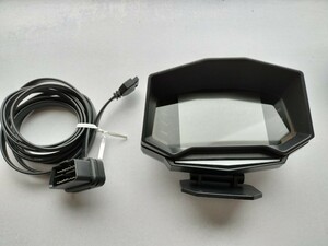 OBD2 マルチメーター タコ メーター ブースト計 HUD 車速 エンジン回転数 水温計 中古