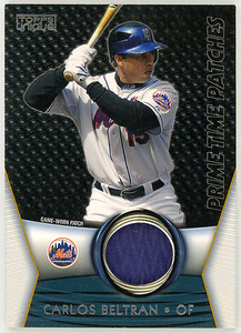 METS-CARDINALS-ASTROS-YANKEES-ROYALS△CARLOS BELTRAN/2009 TOPPS UNIQUE PRIME TIME PATCHパッチ #99!