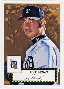 TIGERS△野茂英雄HIDEO NOMO/2001 TOPPS HERITAGE 165!