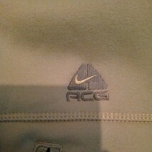 00s NIKE ACG ソフトシェル ジャケット M グリーン 抹茶色 ウグイス色 ブルゾン ナイキ エーシージー 90s 古着 オールド ビンテージ_画像3