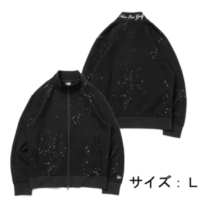 [ regular price 14,300 jpy ] New Era Golf full Zip jacket (13762709 black L) light Tec sweat new goods [NEW ERA regular goods ]