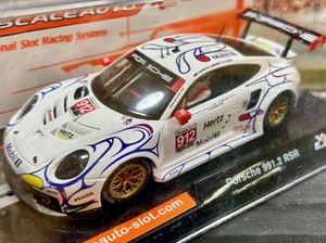 1/32 Scaleauto SC-6245R ポルシェ991.2 RSR G13 PetitLM 2018 #912 Psycodelic-R chasis- スロットカー