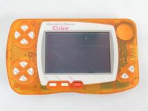 AA 4-5 バンダイ ワンダースワン カラー 本体 Wonder Swan Color WSC-001 オレンジ色 外装美品 動作確認済_画像1