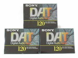 Z 19-28 未開封 SONY ソニー DAT デジタルオーディオテープ DATテープ 120分 DT-120RA 3本セット 日本製