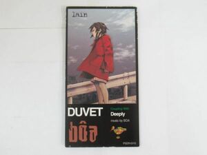 AA 9-9 シングル CD ポリスター PSDR-5310 BOA ボア デューベイ DUVET lain オープニングソング