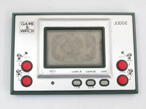 AA 7-9 ニンテンドー 任天堂 ゲームウォッチ JUDGE グリーン IP-05 動作確認済 GAME&WATCH 携帯ゲーム機 レア