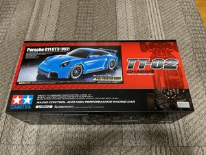 タミヤ　TT02　ポルシェ911　GT3（992）キット　新品　未組み立て　ボディー塗装済み品