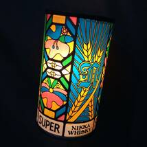 【非売品】★希少『NIKKA WHISKY スーパーウイスキー ニッカウヰスキー』スーパー特製ランプ★ SUPER昭和レトロノベルティ照明ステンドA580_画像2